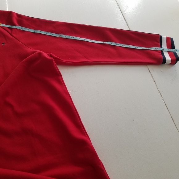 NWT Tommy Hilfiger Sneaker Dress Sweatshirt  Dress Red Size XXL - Picture 6 of 10